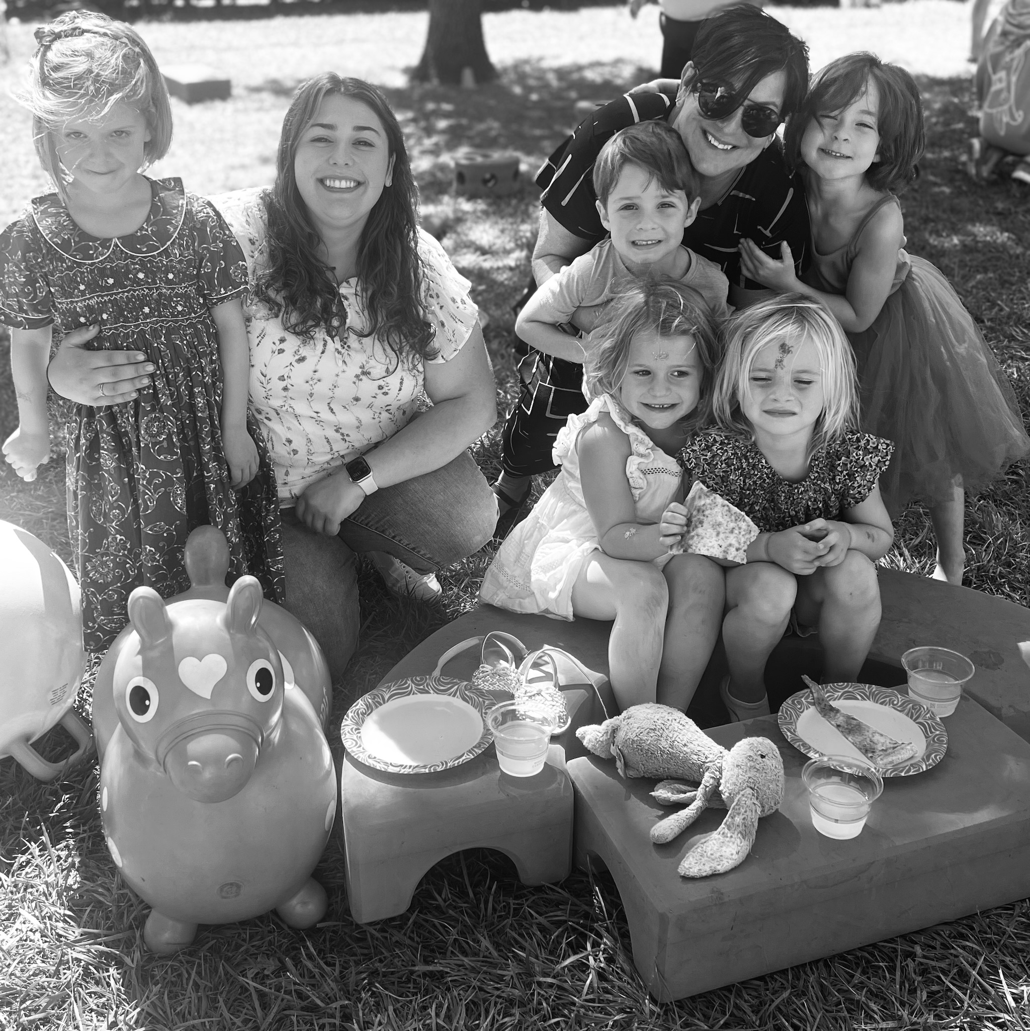 Children having fun at The Ross Preschool summer camp