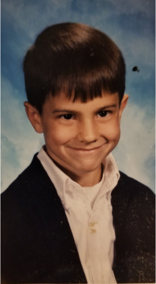 Teacher Alex as a child